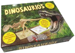 DINOSAURIOS MALETIN LIBRO + PUZZLE