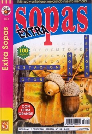 SOPAS  EXTRA - CON LETRA GRANDE