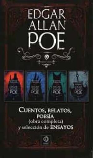 EDGAR ALLAN POE OBRAS COMPLETAS - 4 VOLUMENES