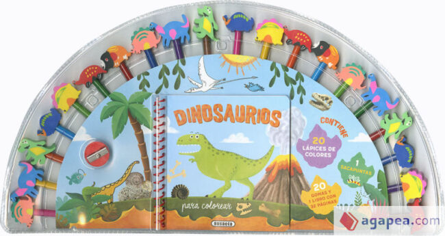 Lapices y gomas Dinosaurios para colorear i6n22662733
