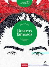 ROSTROS FAMOSOS COLOREAR POR NUMEROS