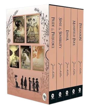 GREATEST WORKS OF JANE AUSTEN - SET OF 5 BOOKS