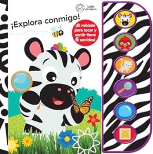 LIBRO DE TEXTURA Y SONIDO: EXPLORA CONMIGO BABY EINSTEIN