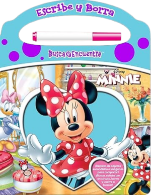 DISNEY MINNIE - ESCRIBE Y BORRA/ BUSCA Y ENCUENTRA