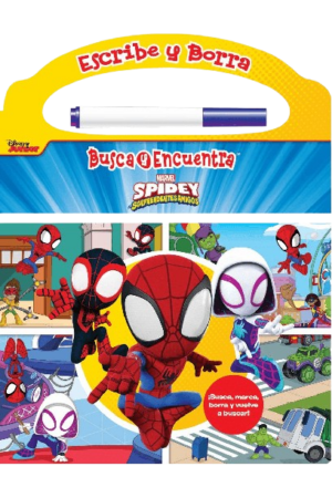 MARVEL SPIDEY - SORPRENDENTES AMIGOS: ESCRIBE Y BORRA BUSCA Y ENCUENTRA