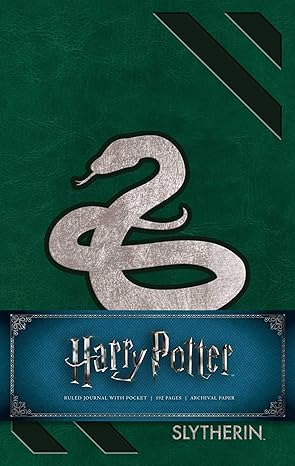 HARRY POTTER  SLYTHERIN HARDCOVER RULED JOURNAL