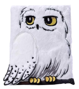 HARRY POTTER HEDWIG PLUSH JOURNAL