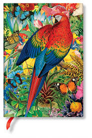 PAPERBLANKS MIDI SIN FORRO JARDIN TROPICAL