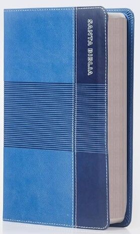 BIBLIA DE ESTUDIO PARA JOVENES LEATHERSOFT AZUL