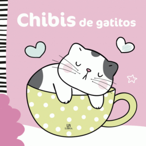 CHIBIS DE GATITOS LIBRO PARA COLOREAR