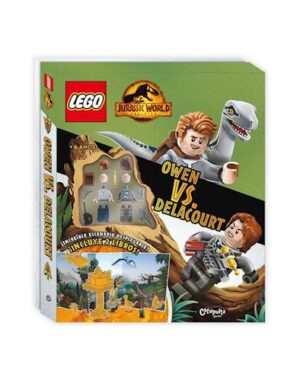 LEGO LANDSCAPE JURASSIC WORLD OWEN VS DELACOURT