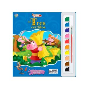 LOS TRES CERDITOS - LIBRO DE POSTERS PARA PINTAR
