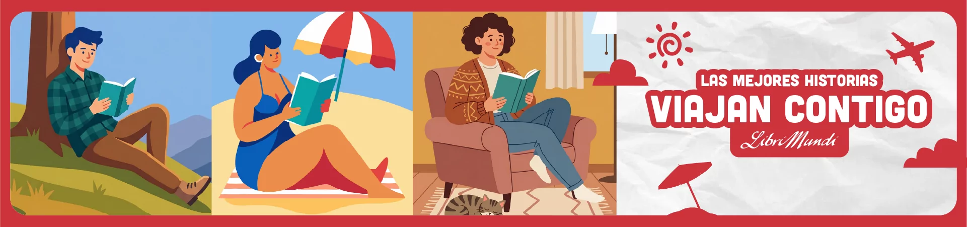 LAS MEJORES HISTORIAS VIAJAN CONTIGO